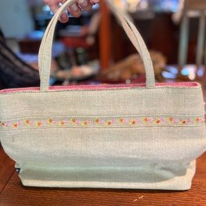 Kate Spade cotton shoulder bag